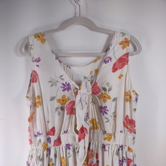 Pier One Imports Passports Floral Midi Dress, Size Large - Picture 4 of 12